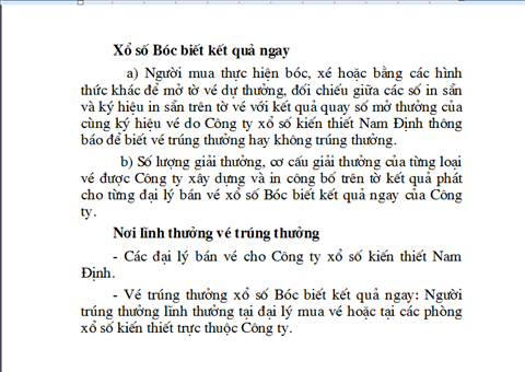 The le tham du Xo so Boc biet ket qua ngay